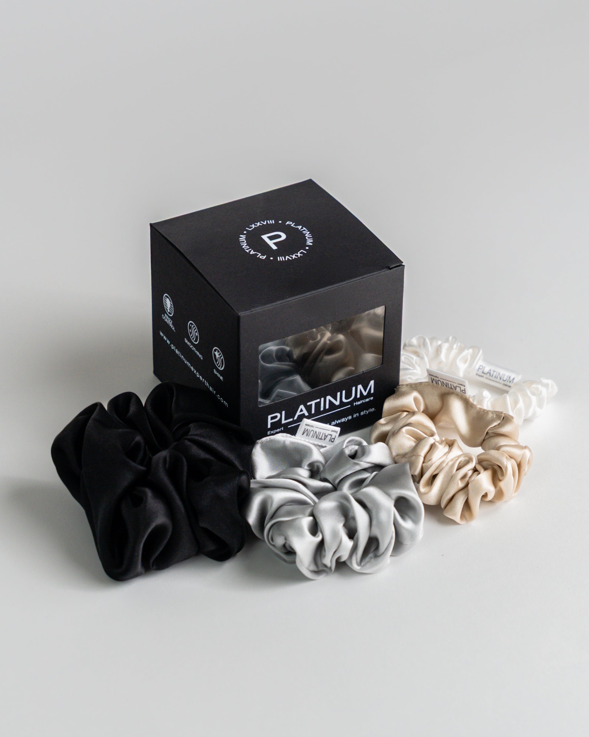100% Mulberry Silk Scrunchie Collection