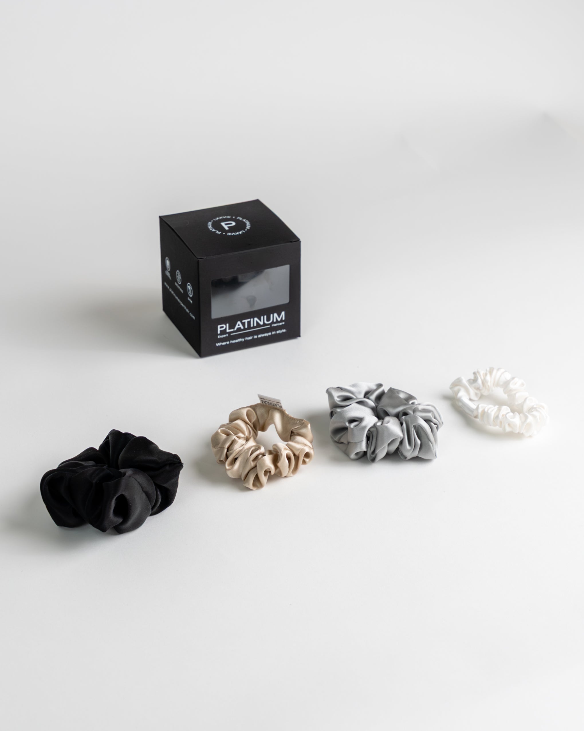 100% Mulberry Silk Scrunchie Collection